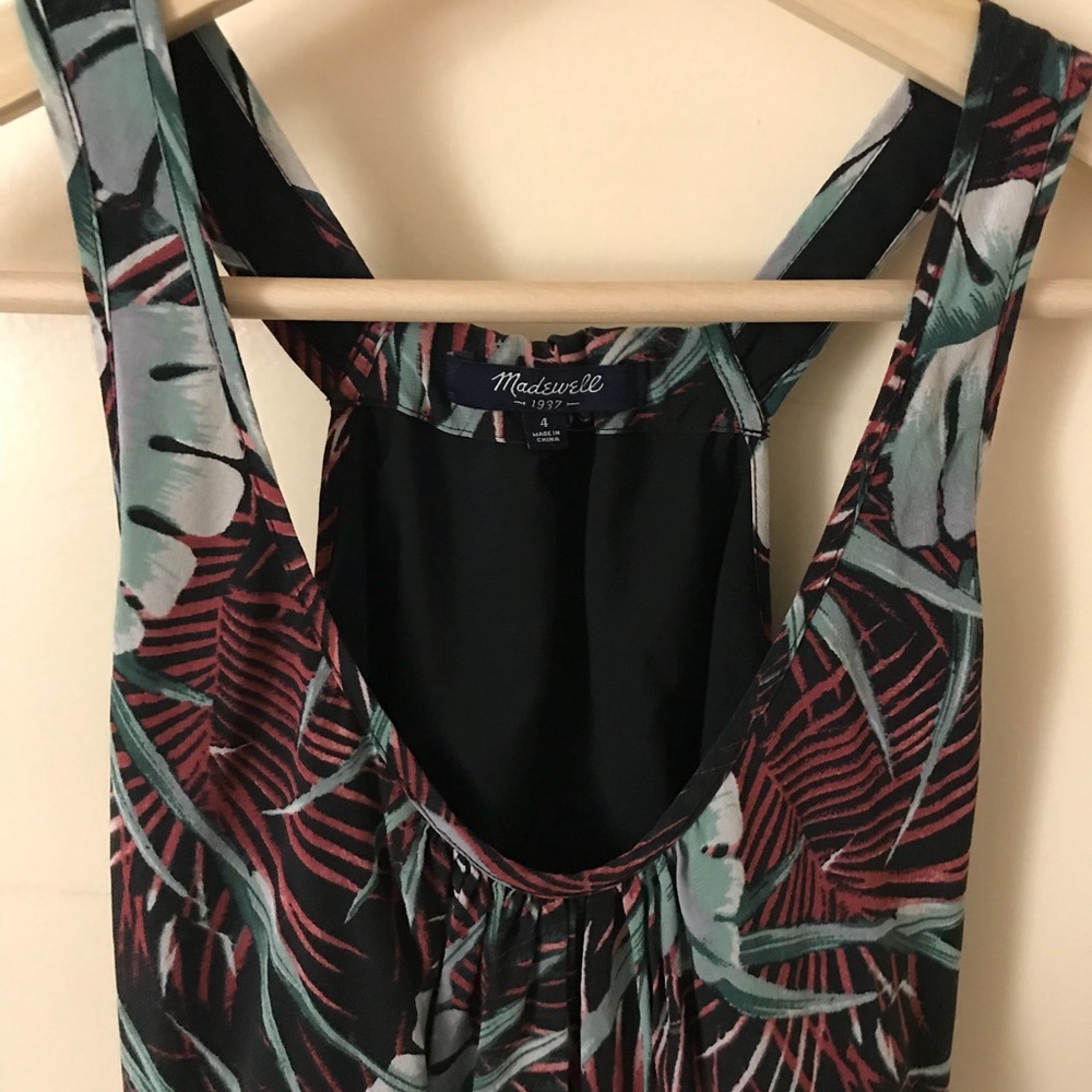 Madewell Silk Island Dress in Jungle Size 4 - Picture 5 of 6